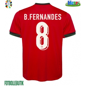 Portugal Bruno Fernandes #8 Hemmatröja EM 2024 Kortärmad